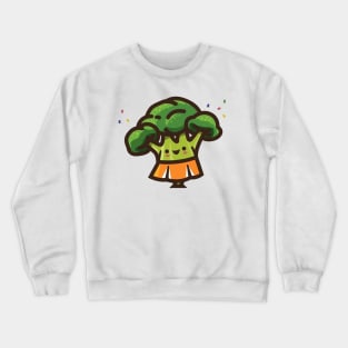 Broccoli Cheerleader Crewneck Sweatshirt